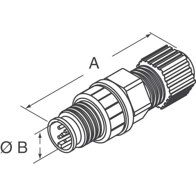 1838275-3 TE Connectivity AMP Connectors  Conjuntos de conectores circulares
